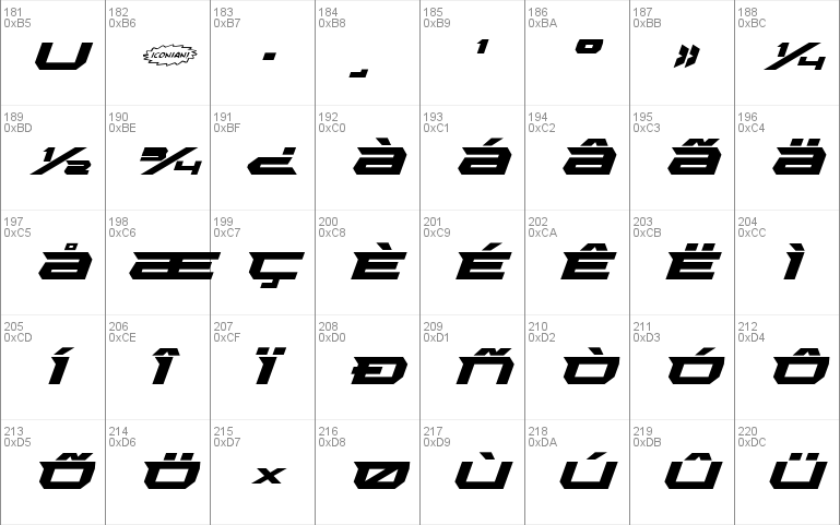 Lethal Force Expanded Italic