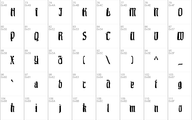 Pittoresk Condensed