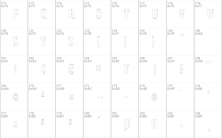 CargoOutlineCondensed