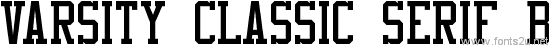 Varsity Classic Serif B