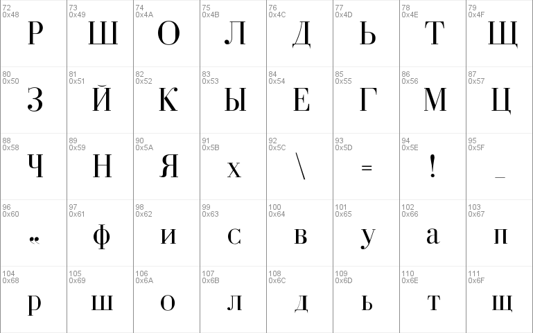 Cyrillic-Normal