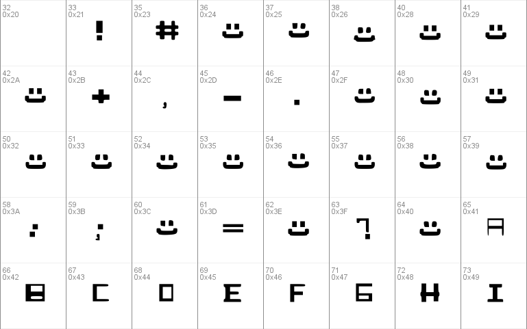 BoxCraft_Alphabet_Font