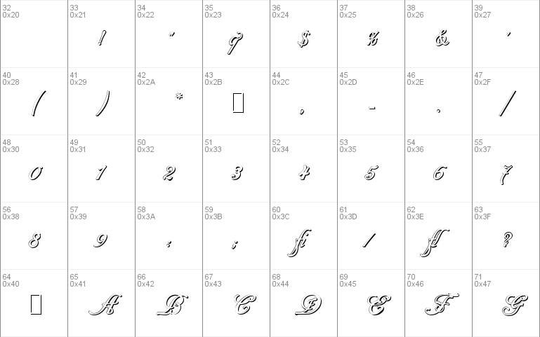 Cancellaresca Script Shadow