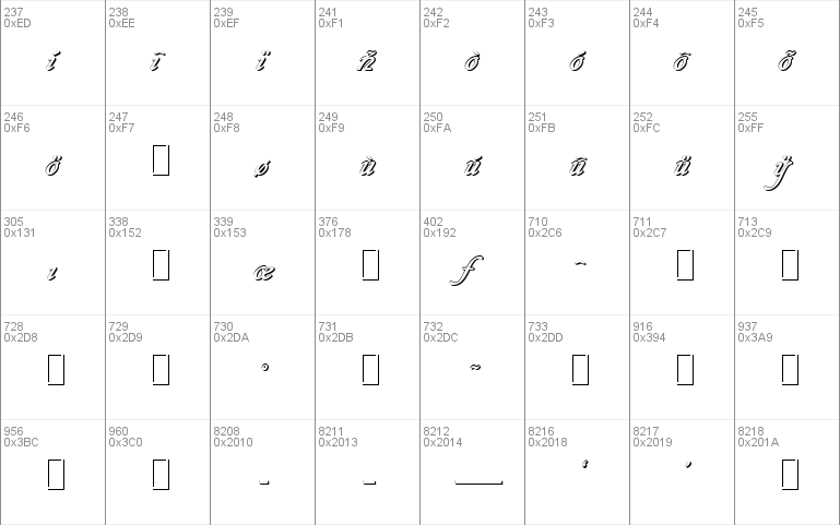 Cancellaresca Script Shadow