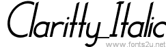 Claritty_Italic