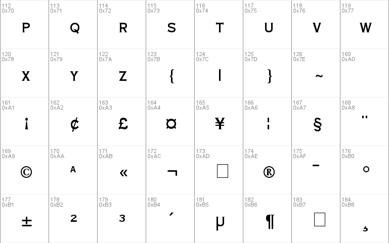 Copperplate Extra Condensed SSi