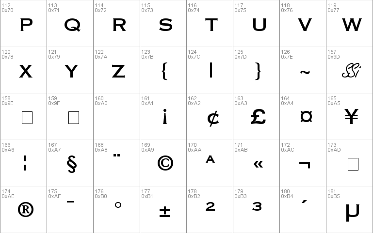 Copperplate SSi