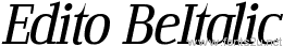 Edito BeItalic