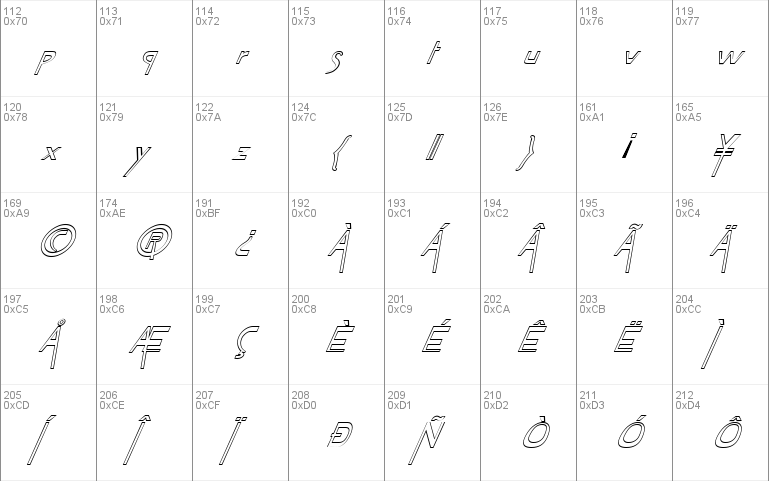 FZ JAZZY 45 HOLLOW ITALIC