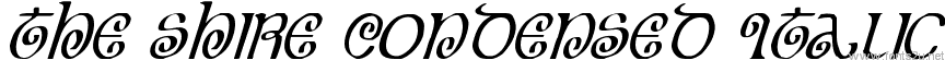 The Shire Condensed Italic