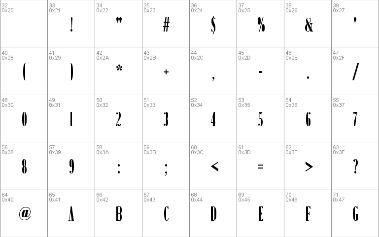 Bodoni Becker No2 Comp Ultra