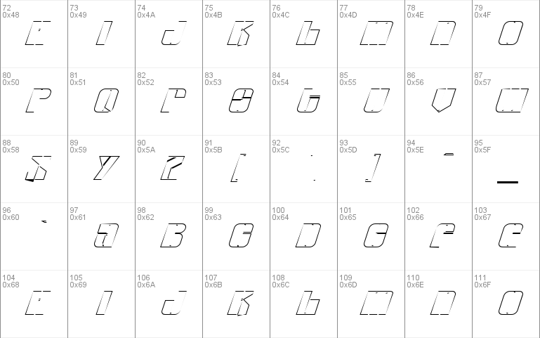 Glyphic Series Outline