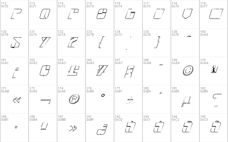 Glyphic Series Outline