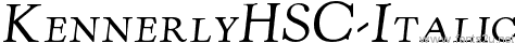 KennerlyHSC-Italic