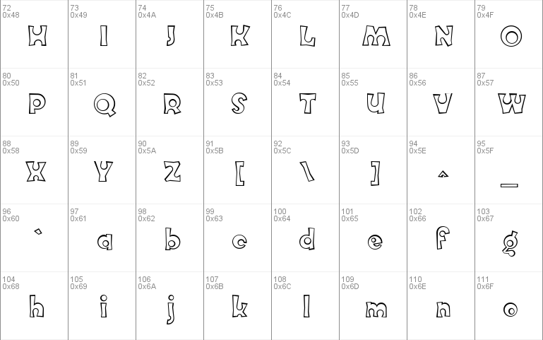 Knobcheese Outline