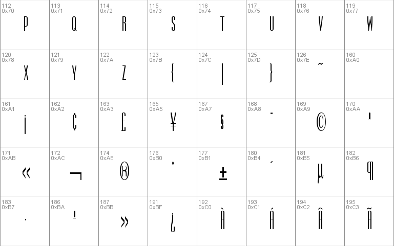 Ultra Condensed Sans Two