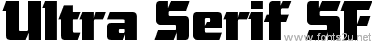Ultra Serif SF
