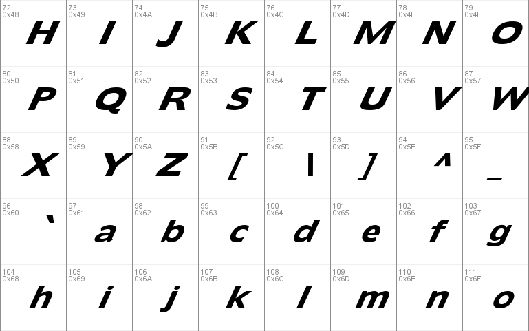 FZ BASIC 55 ITALIC