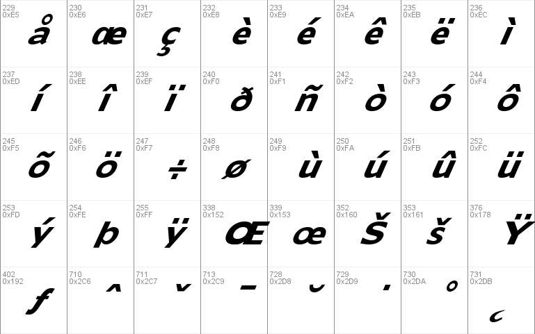 FZ BASIC 55 ITALIC