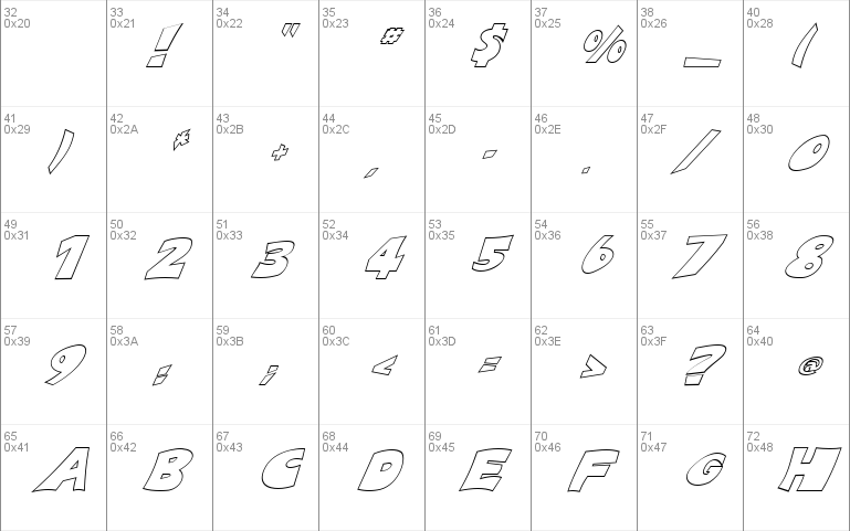 FZ JAZZY 10 HOLLOW ITALIC