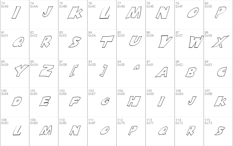 FZ JAZZY 10 HOLLOW ITALIC