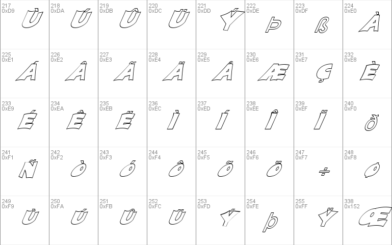 FZ JAZZY 10 HOLLOW ITALIC