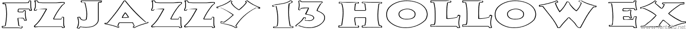 FZ JAZZY 13 HOLLOW EX