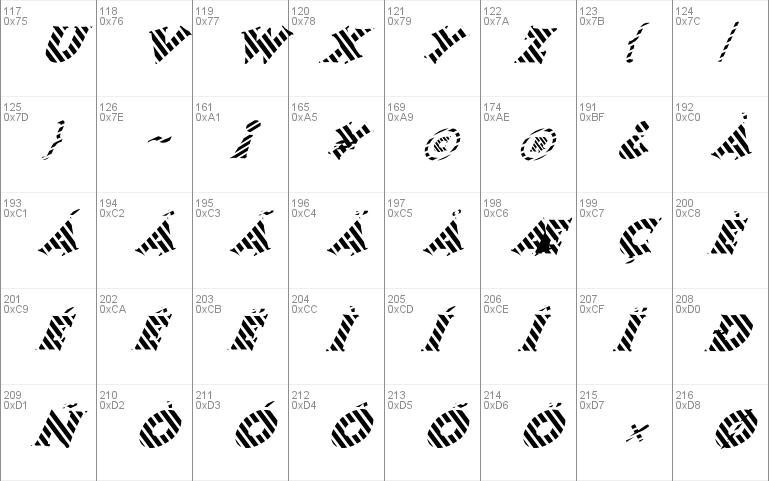 FZ JAZZY 13 STRIPED ITALIC