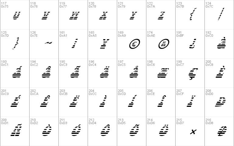 FZ JAZZY 16 STRIPED ITALIC