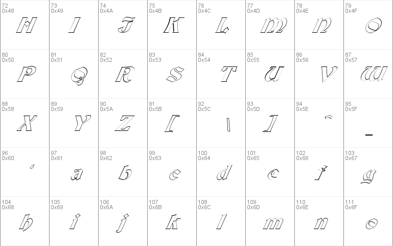 FZ JAZZY 19 HOLLOW ITALIC