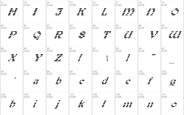 FZ JAZZY 19 STRIPED ITALIC