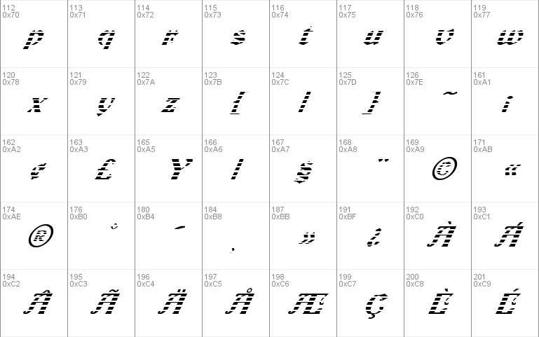 FZ JAZZY 19 STRIPED ITALIC