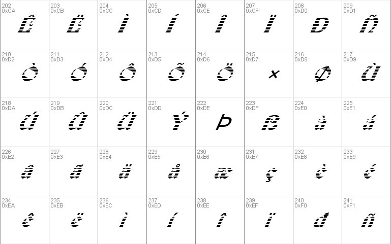 FZ JAZZY 19 STRIPED ITALIC