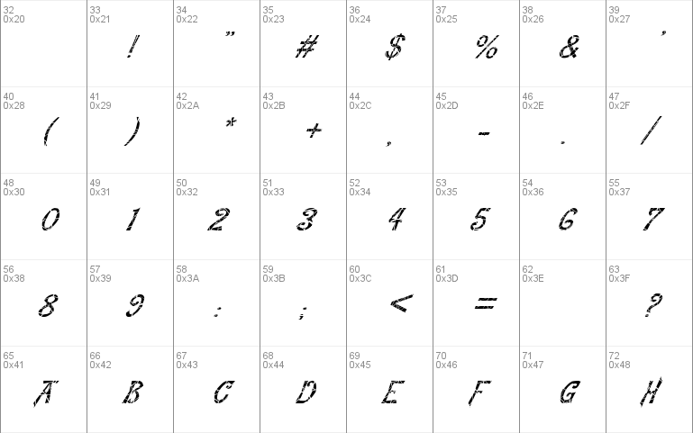 FZ JAZZY 21 CRACKED ITALIC