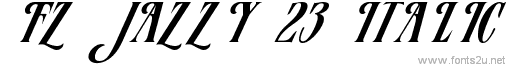 FZ JAZZY 23 ITALIC