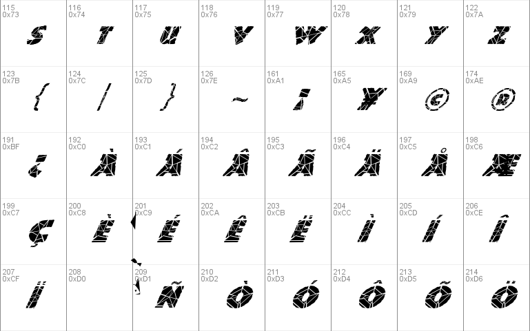 FZ JAZZY 24 CRACKED ITALIC