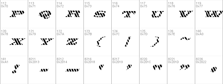 FZ JAZZY 26 STRIPED ITALIC