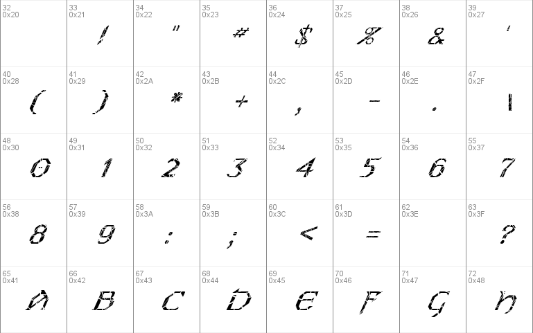 FZ JAZZY 31 CRACKED ITALIC