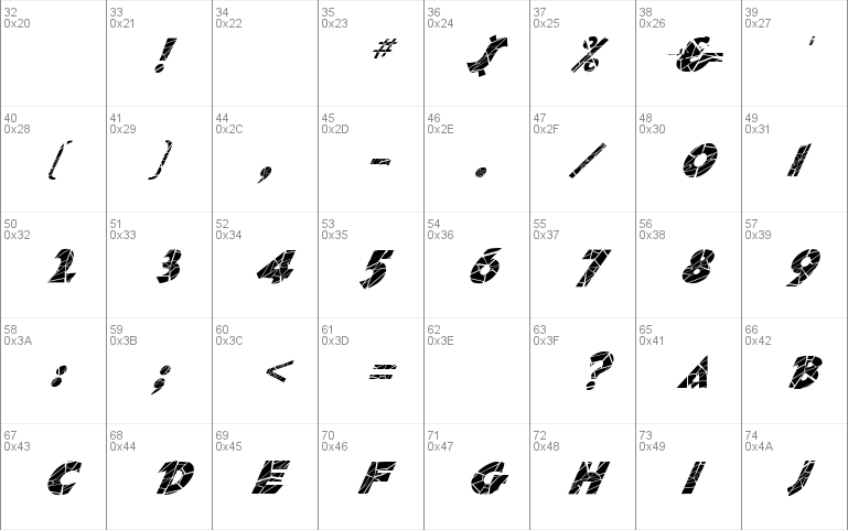 FZ JAZZY 32 CRACKED ITALIC