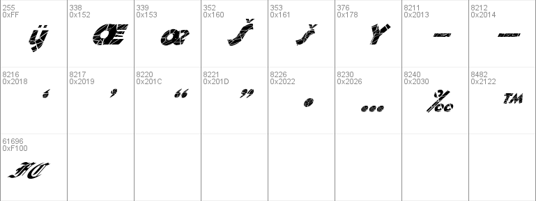 FZ JAZZY 32 CRACKED ITALIC