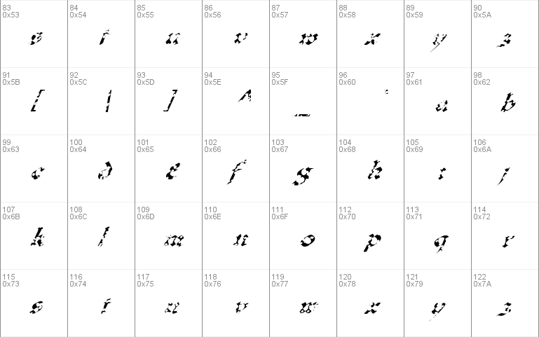 FZ JAZZY 33 HOLEY ITALIC