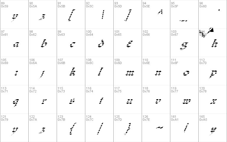 FZ JAZZY 33 STRIPED ITALIC