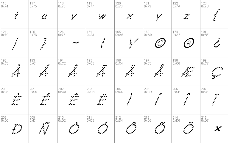 FZ JAZZY 34 STRIPED ITALIC