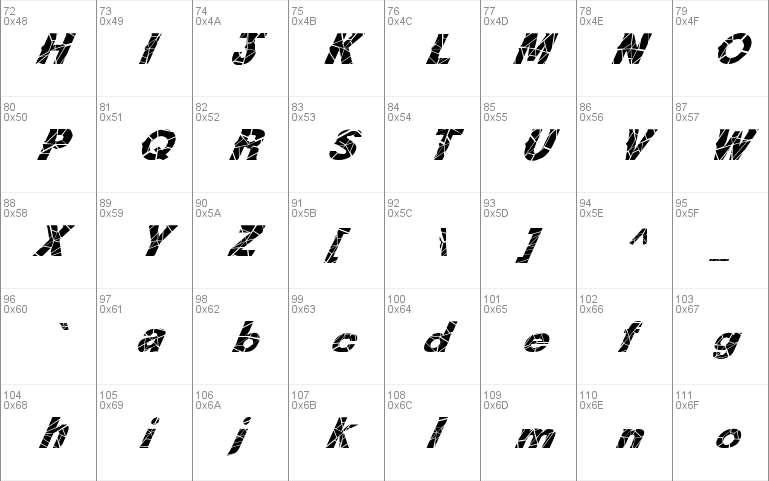 FZ JAZZY 36 CRACKED ITALIC