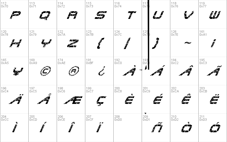 FZ JAZZY 6 CRACKED ITALIC