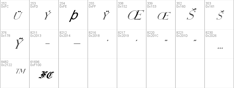 FZ OUTLINE 2 ITALIC