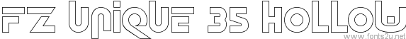 FZ UNIQUE 35 HOLLOW