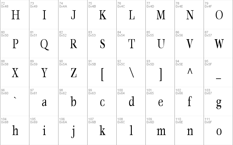 MatureCondensed