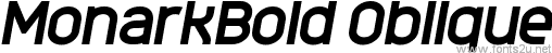 MonarkBold Oblique