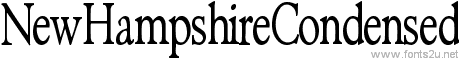 NewHampshireCondensed